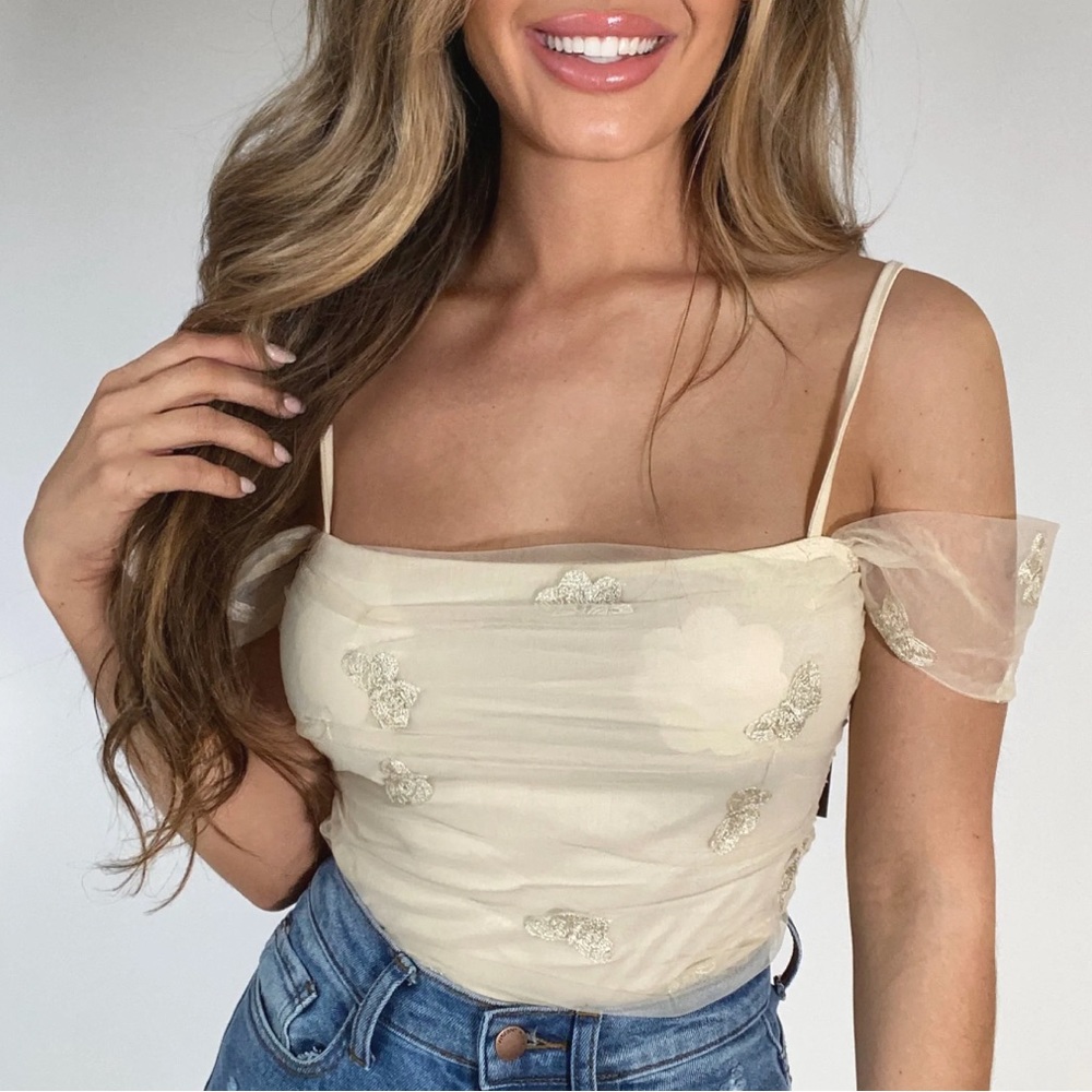 Brielle Butterfly Mesh Bodysuit